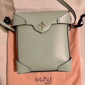 Manu Atelier Mini Pristine Calf Leather Handbag